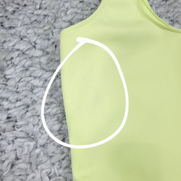 Good American Good Compression Scuba Knit Mini Dress Green Stretch Size 5 2XL - Picture 10 of 13